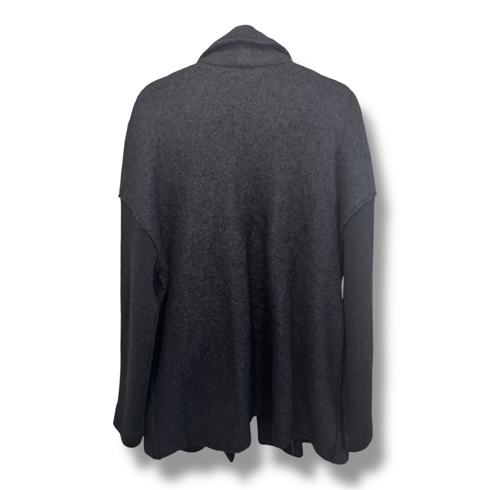 Cynthia Rowley Open Front Wool Blend Cardigan – Size L - Picture 2 of 6